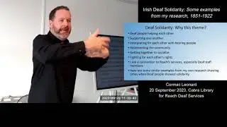 Irish Deaf Solidarity: Some examples from my research, 1851-1922