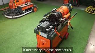 Reinforcing Steel Straight Thread Rolling Machine &ndash; Step-by-Step Demo-