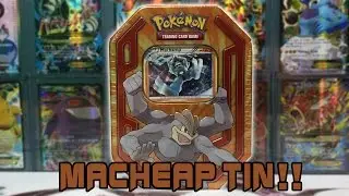 Opening a Machamp Champions Trio Tin!