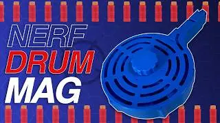 СКОЛЬКО ДРОТИКОВ? | Обзор журнала Drum #flf #nerf #высокаяёмкость #вирусный #nerfcommunity #3dpri...