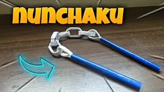 COMO FAZER UM NUNCHAKU! (Arma Ninja)
