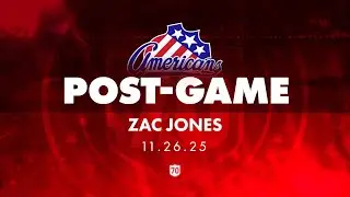 Zac Jones Post Game | 11.26.25