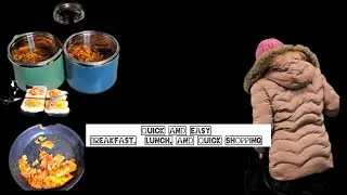 how to make quick and easy breakfast for everyone/ lunch/ shopping.