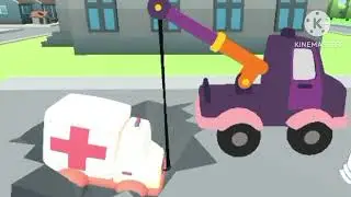 Ambulance recover and repairing road#viralvideo #carscartoon #cartoon #youtube