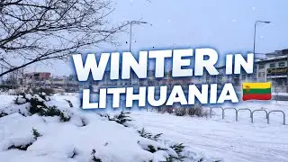 Exploring Lithuania in Winter 🇱🇹 | Snow, City Life & Travel Vlog