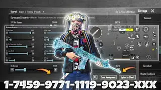 NEW UPDATE 4.2🔥BEST SENSITIVITY CODE + CONTROL SETTINGS BGMI/PUBG MOBILE