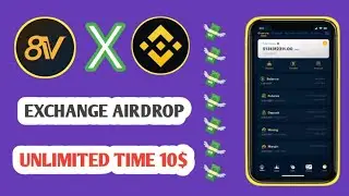 Unlimited Time 10$ | 8V Exchange Airdrop | Claim Free GMT Token | Earn Money Online