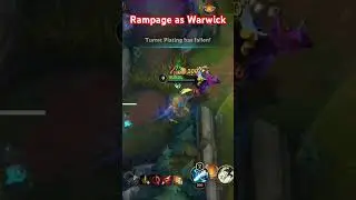 Rampage as Warwick wild rift