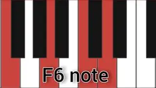 F6 NOTE (High Whistle Note) #Shorts