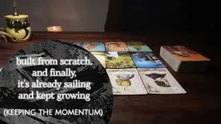built from scratch, and finally, it's already sailing and kept growing  (keeping the momentum)