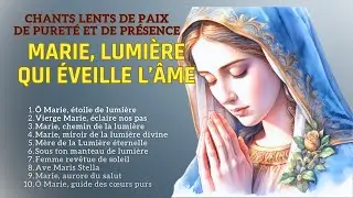 Chants mariaux lents de paix, de douceur et de pr&eacute;sence #Marie #MusiqueChretienne #Adoration