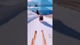 Winter ❄️ season l Ice skating short l Slage Cart
