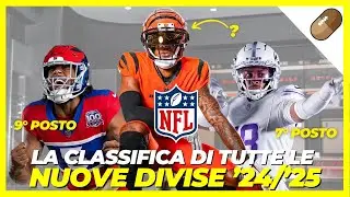 Tutte le nuove divise NFL 2024/2025