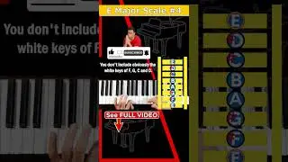 The SECRET to Mastering E Major Scale with Your Left Hand