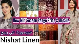 Nishat Linen New arrivals || Mid Summer Range August 2022