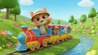 Train Goes Choo Choo Fast & Slow Song for Kids | Train Song, Vehicle Song, Baby Songs & Kids Music 🚂