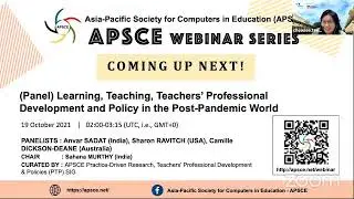 APSCE Webinar Series: DESIGN FOR EMERGENCE