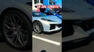 C8 Z06 Corvette looking like a silver bullet🏁🏁