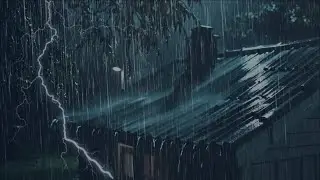 Gentle Night RAIN - Sleep FAST with Heavy Rain - Rainfall for Insomnia Relief, Relax, ASMR