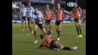 Todd Carney great game vs Tigers round 17 2013