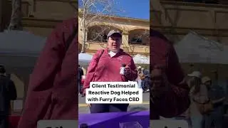 Reactive dog helped with Furry Faces CBD #petcbd