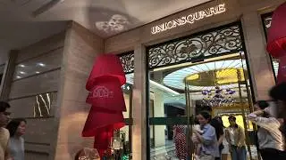 Union Square Mall Walk 4K | Christmas Evening Vibes | Saigon | 13 Dec 2025