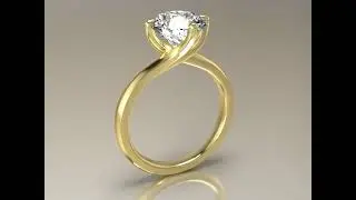 18ct Yellow Gold Grace Solitaire Engagement Ring | Daniel Christopher Jewellery | dcjewellery.com