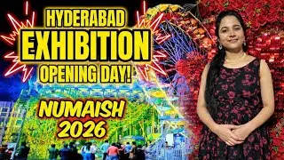 Numaish Exhibition 2026 || Nampally Exhibition Hyderabad || Numaish Latest Video || Raveena Trinadh 