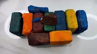 Gym Chalk Deep Dyed Blocks | ASMR Powderpuff 