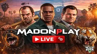 🔥 GTA 5 ONLINE LIVE STREAM STARTED 🔥#madonplay #gta5