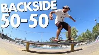 COMO MANDAR BACKSIDE 50-50 - LI&Ccedil;&Atilde;O B&Aacute;SICA- SKATE