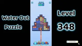Water Out Puzzle Level 348 Walkthrough 💧 | Step-by-Step Solution | SolutionGuruji