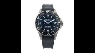 Montblanc Iced Sea Oxygen Deep Pre Owned Watch Ref 4810