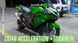 KAWASAKI ZX14R РАЗГОН 0-300 КМ / Ч