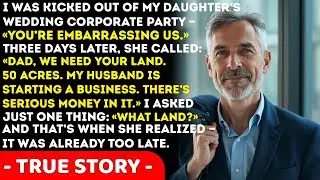 After My Daughter Threw Me Out of Her Wedding, She Claimed My 50 Acres — Too Late True Story