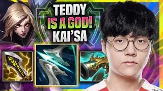 TEDDY IS A GOD WITH KAI'SA IN EUW SOLOQ! - T1 Teddy Plays Kai'sa ADC vs Lucian!