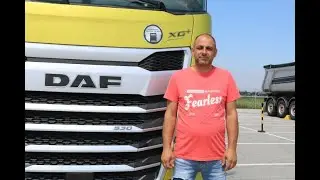 Владислав Илиев от Транспрес в Люксембург за „DAF Driver Challenge“