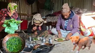 Simple Life in Isolation || Green Vegetables & Rice