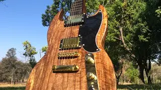 How to build a guitar 🎸 full build #guitar #woodworking #diywoodworking