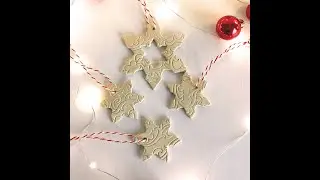 Christmas snowflakes set of 3 pcs