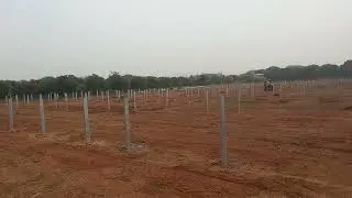 Pole mount solar plant. By #SolarVara.