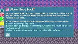 Growtopia Making Ruby Lock!