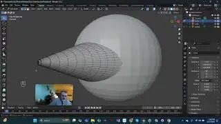 Blender Super Simple Character: Move Vertices With and Without Proportional Editing