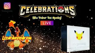 Pok&eacute;mon Celebrations Release Day Elite Trainer Box Opening LIVE from IGTV!