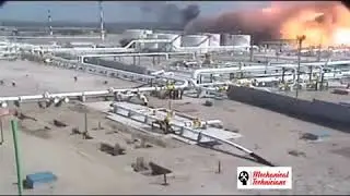 NG Pipeline Explosion in Gas Field