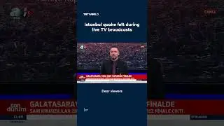 Istanbul quake felt during live TV broadcast