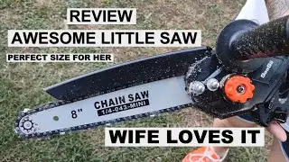 #reviewing  The SeeSi Mini Chain Saw, Is It Good For Off-Grid?? #seesii #minichainsaw