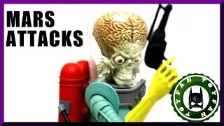 Обзор на фигурку Mars Attacks Martian Commander / фигурку Марс Атакует от Mezco (RUS Review)
