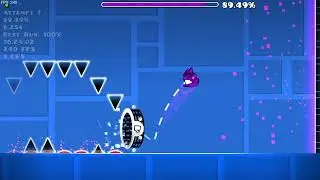 building a geometry dash layout for the song 