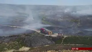 Extreme weather 2018 - 5,000 trees for moorland heatwave fire (UK) - BBC News - 30th November 2018